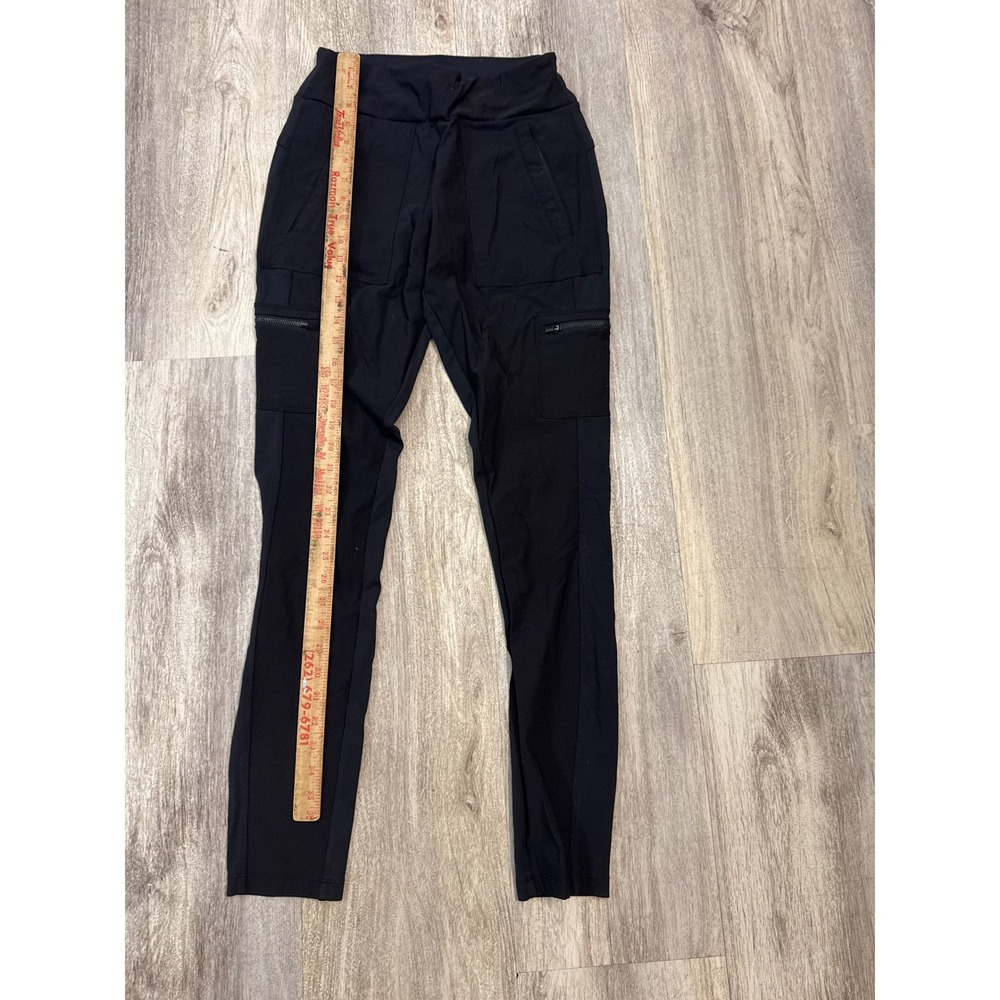 Athleta Headlands Hybrid Cargo Pants Black Womens 6T Tall Slim Hiking Utility - Picture 6 of 8